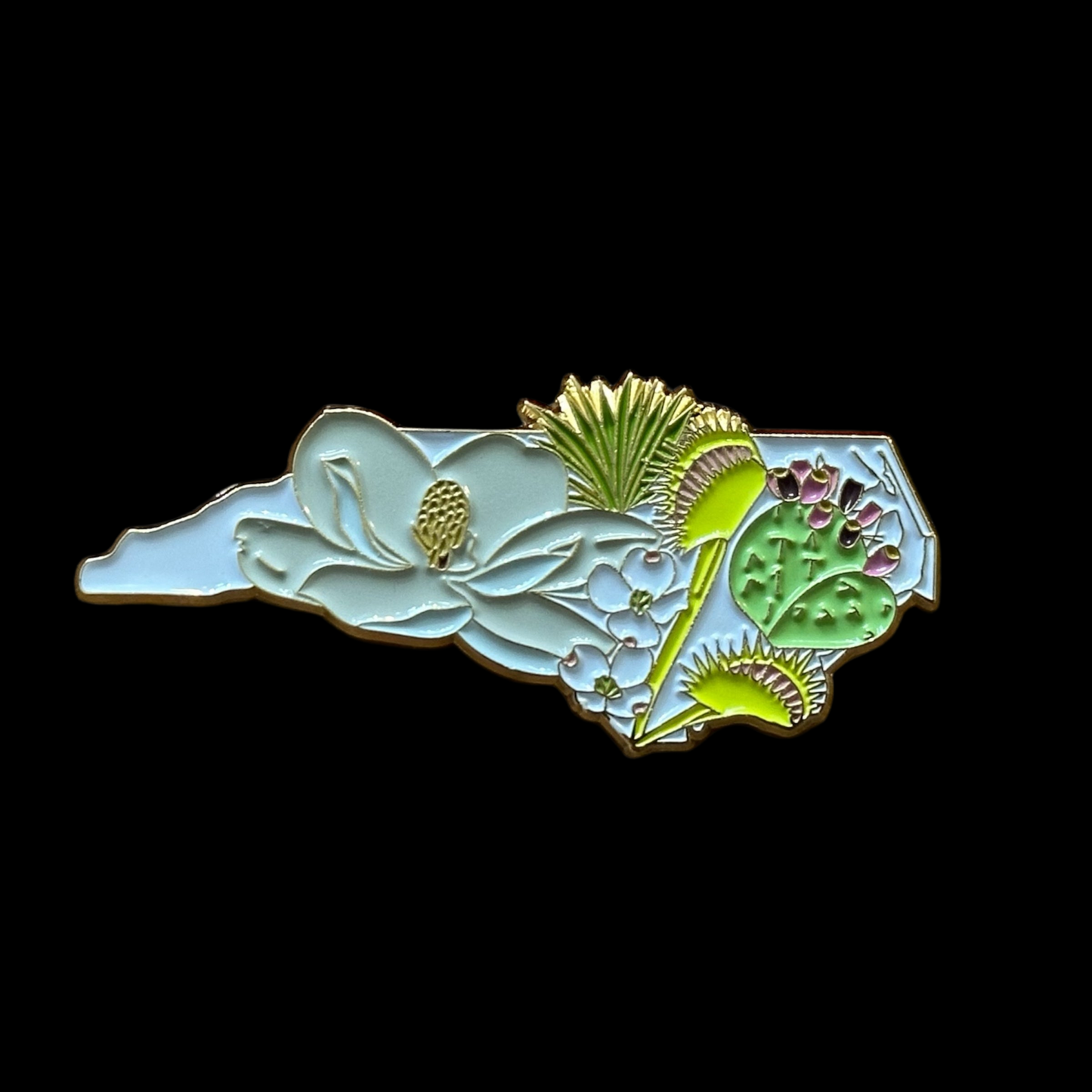 NC State Native Plants Enamel Pin