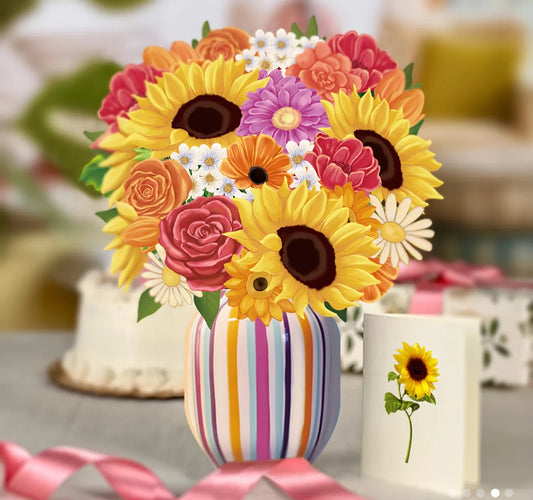 Sunflower 3D Popup Card, perfect for Mother’s Day!