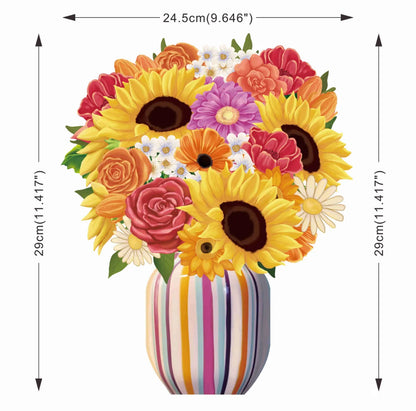 Sunflower 3D Popup Card, perfect for Mother’s Day!