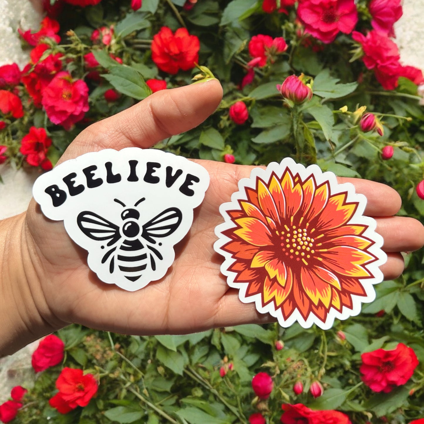 Beelieve Bee 3” Vinyl Sticker Original Art