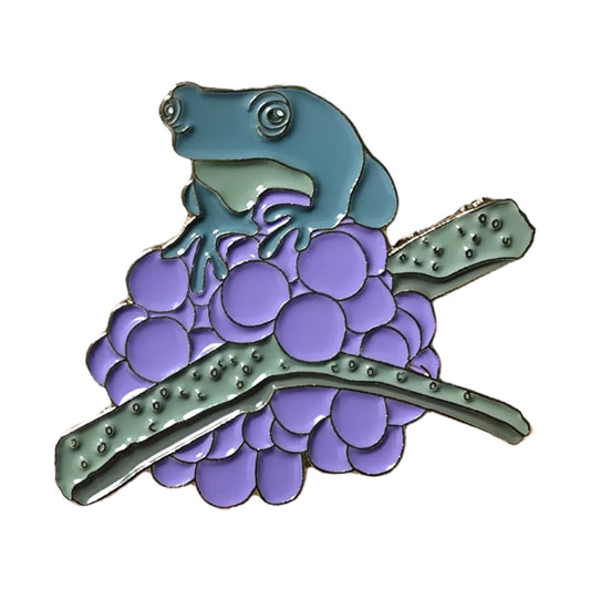 Beauty Berry & Tree Frog Enamel Pin PRE-ORDER