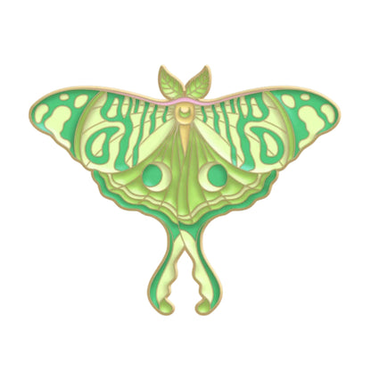 Luna Moth Enamel Pin