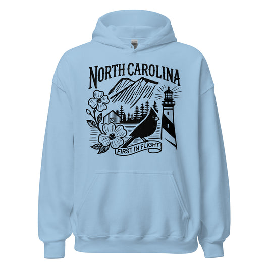 First in Flight NC Unisex Hoodie