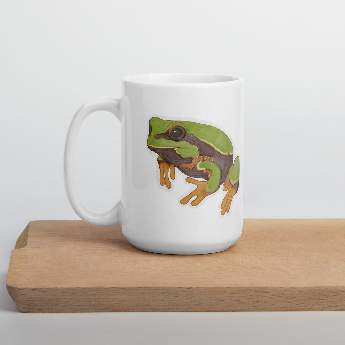 Pine Barrens Tree Frog White mug