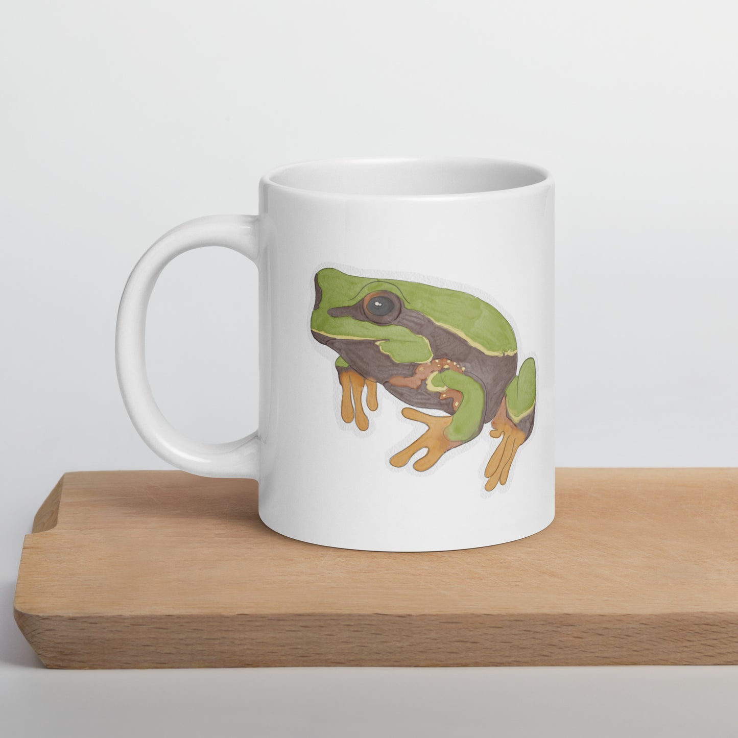 Pine Barrens Tree Frog White mug