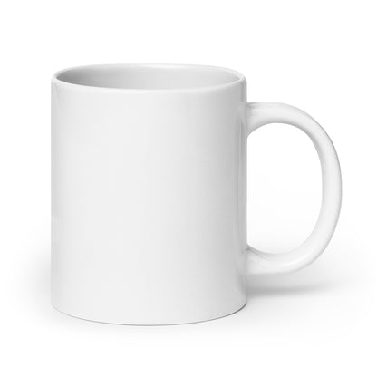 Beelieve in Yourself White glossy mug